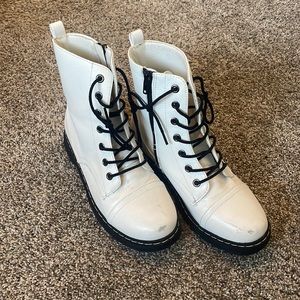 White Arizona Boots